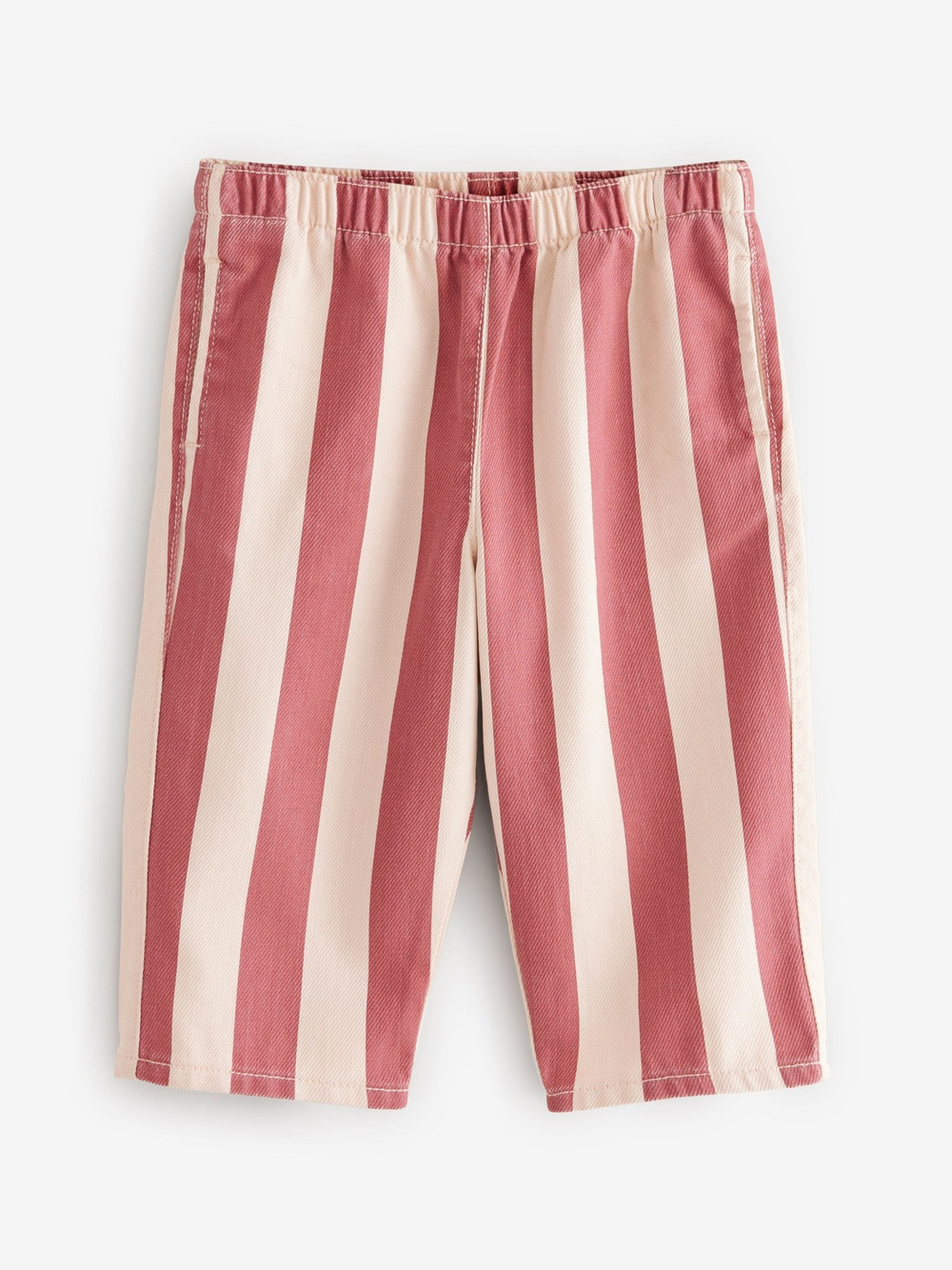 Брюки для девочки Next E31-339, Красный, Молочный