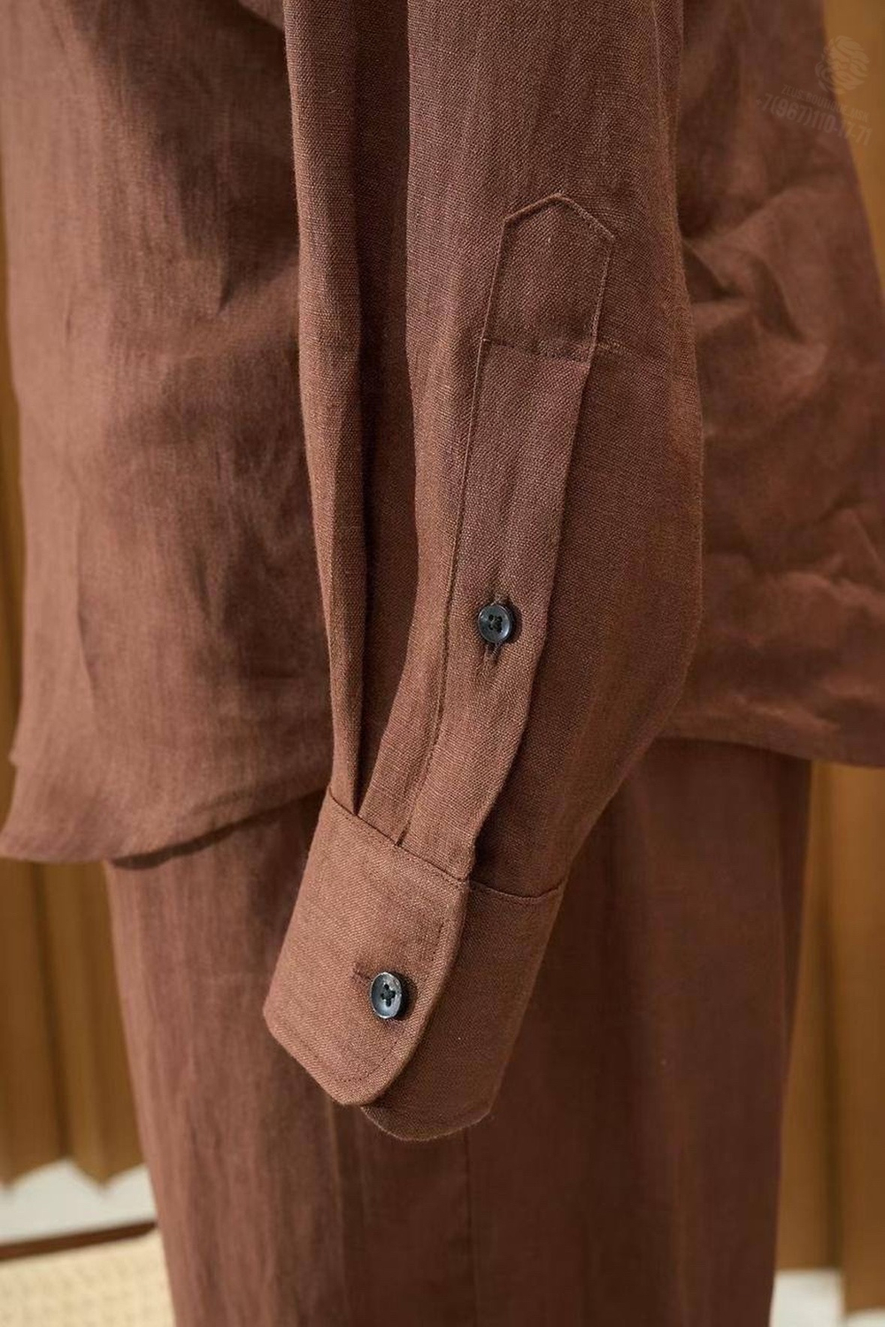 Льняной костюм Ermenegildo Zegna