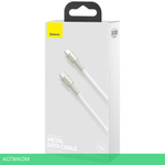 Кабель Baseus Cafule 1m White (CATJK-C02)