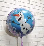 Шар круг 18" / 46 см "Холодное сердце Олаф" (БГ-15)