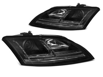 Фары передние BLACK LED SEQ HID DRL для Audi TT 8J