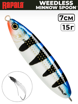 Незацепляйка RAPALA Minnow Spoon RMS07 / 7 см, 15 г, цвет MBT