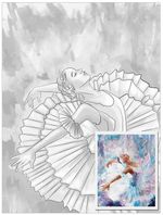 Холст на картоне с контуром BRAUBERG ART CLASSIC "МУЗА", 30х40см, грунтованный, хлопок, 191547