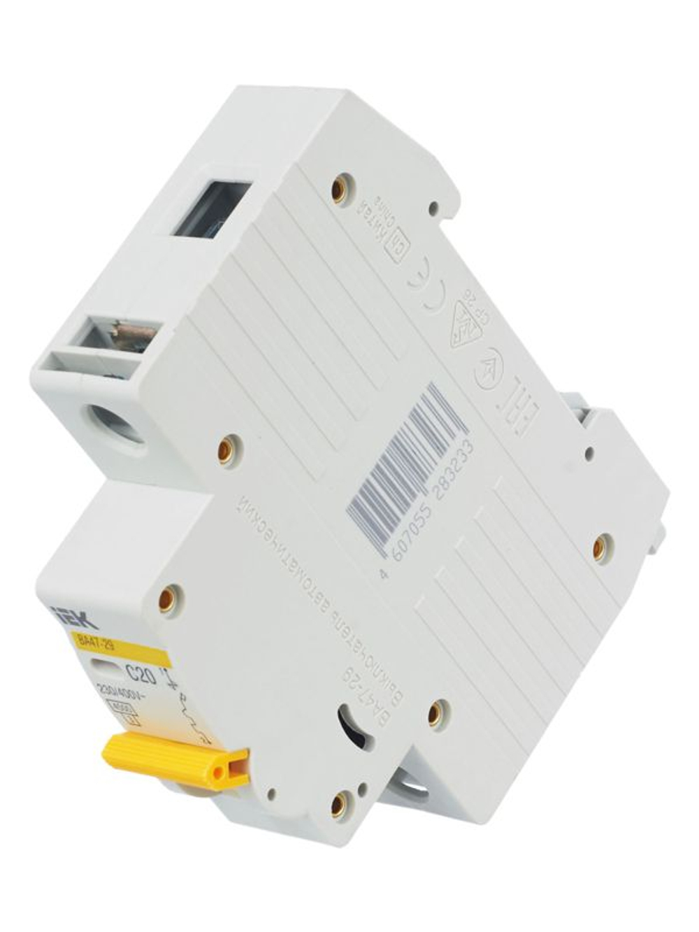 Выключатель автоматический модульный 1п C 20А 4.5кА ВА47-29 KARAT IEK MVA20-1-020-C