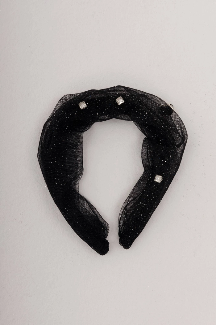 ОБОДОК МЕЛАН ЧЕРНЫЙ СО СТРАЗАМИ