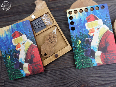 Органайзер с Дедушкой Морозом, серия "Открытки из детства"