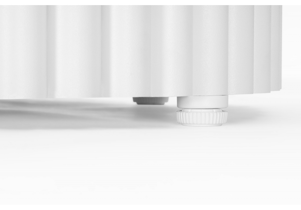 Стол деревянный Woodville Барон О 200 х 90 черная пленка шагрень, белые ноги, ножки белые