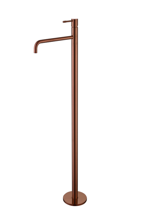 Смеситель для умывальника напольный Uno Copper Brushed