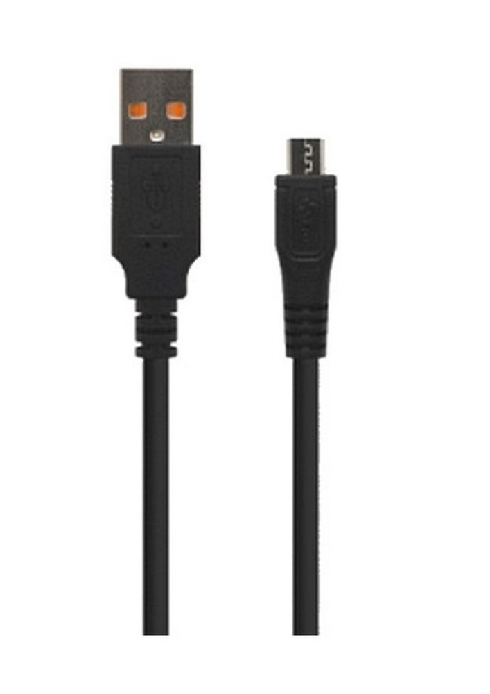 Кабель USB - Micro DENMEN D23V 2.1A (черный) 2м, без упаковки