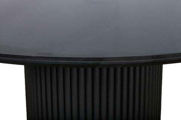 Стол DUBAI 90 Portrait Black gloss / black velvet