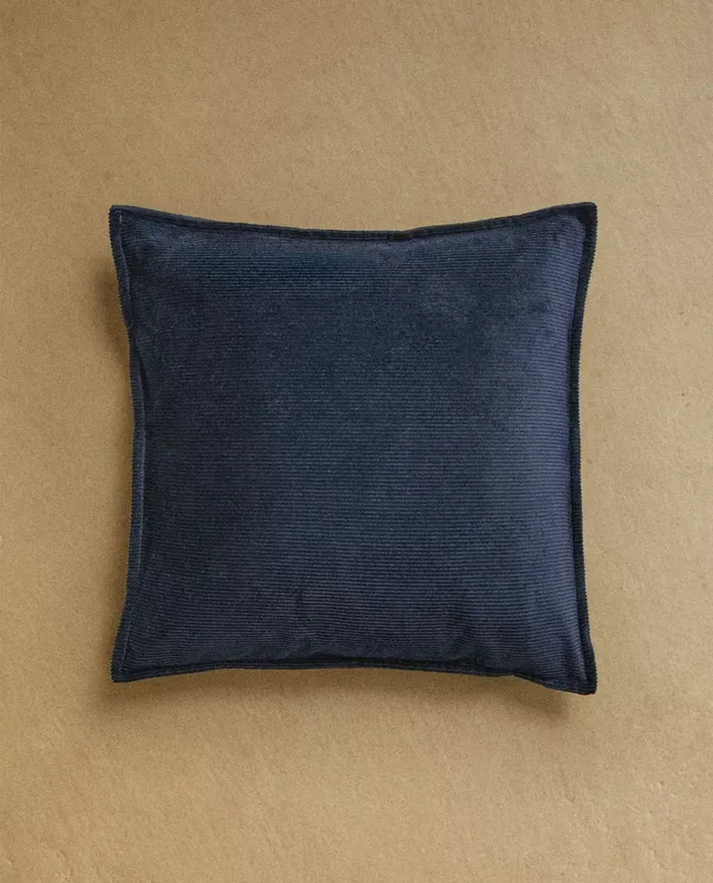 ZARA HOME НАВОЛОЧКА ДЛЯ ДЕКОРАТИВНОЙ ПОДУШКИ ИЗ ВЕЛЬВЕТА, СИНИЙ