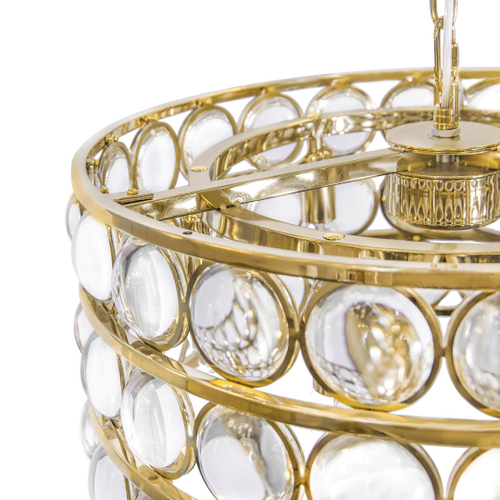 Подвесной светильник Cloyd VALENT P1 / Ø22 см - золото (арт.10579)