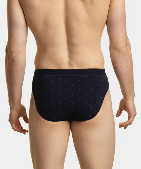 Мужские трусы (3шт) слипы спорт Atlantic 3MP-152 , темно-синие + красные + темно-голубые