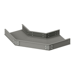 Угол горизонтальный 90 градусов 400х100, стеклопластик