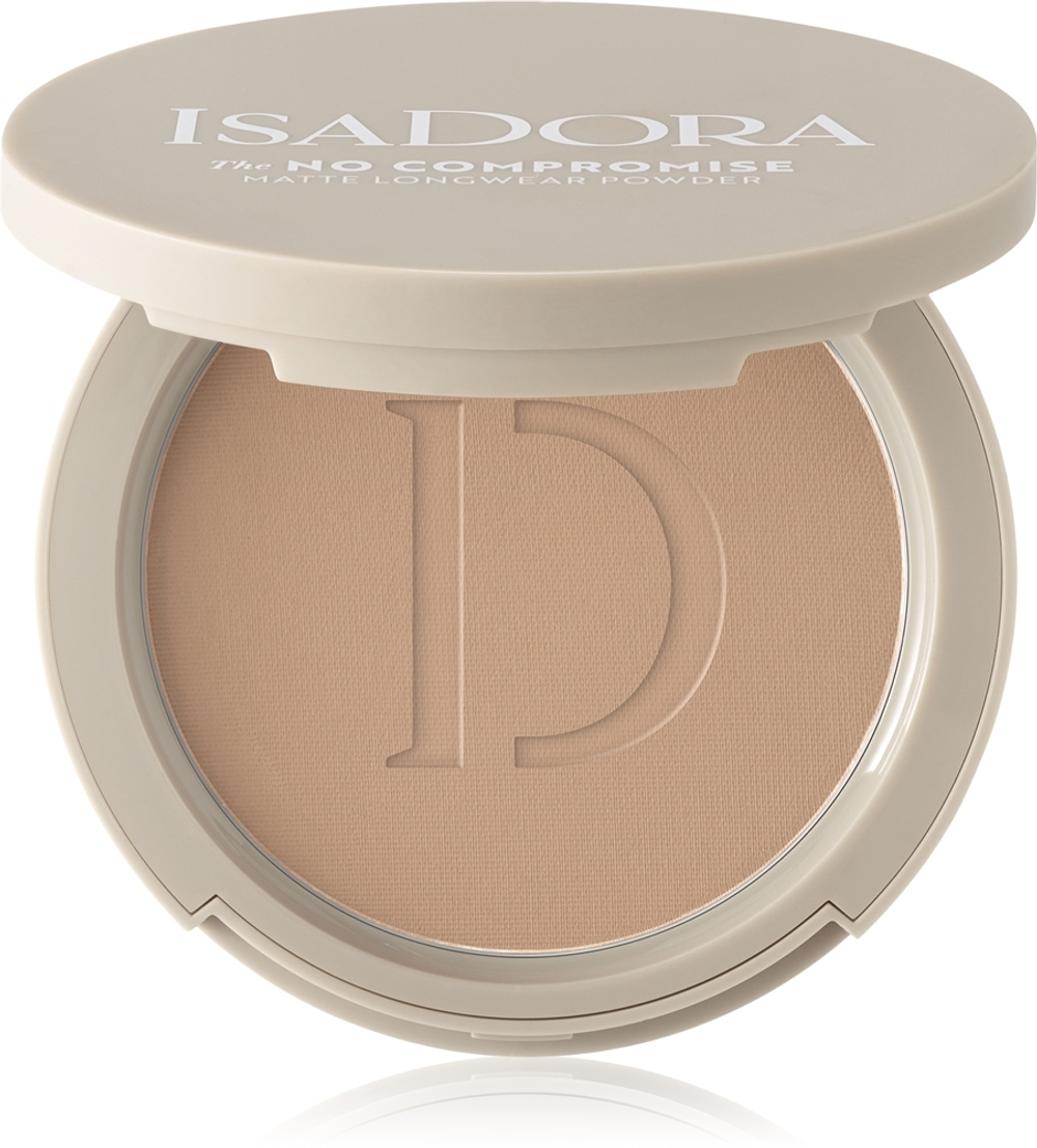IsaDora The No Compromise Matte Longwear Powder - Матирующая компактная пудра, 8 g