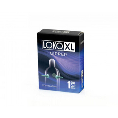 Насадка стимулирующая LOKO XL GIPPER (Цвет: прозрачный)