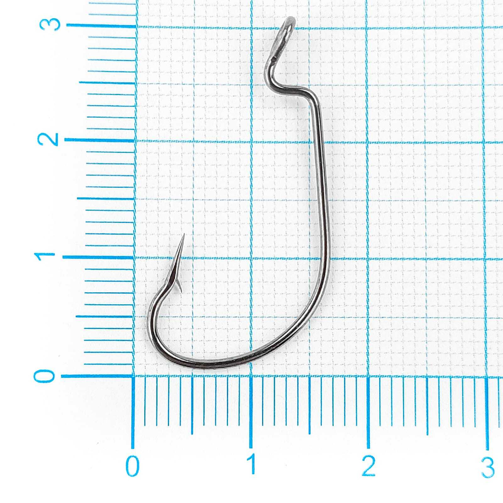 Крючок офсетный Fish Season Worm с большим ухом 3312 BN