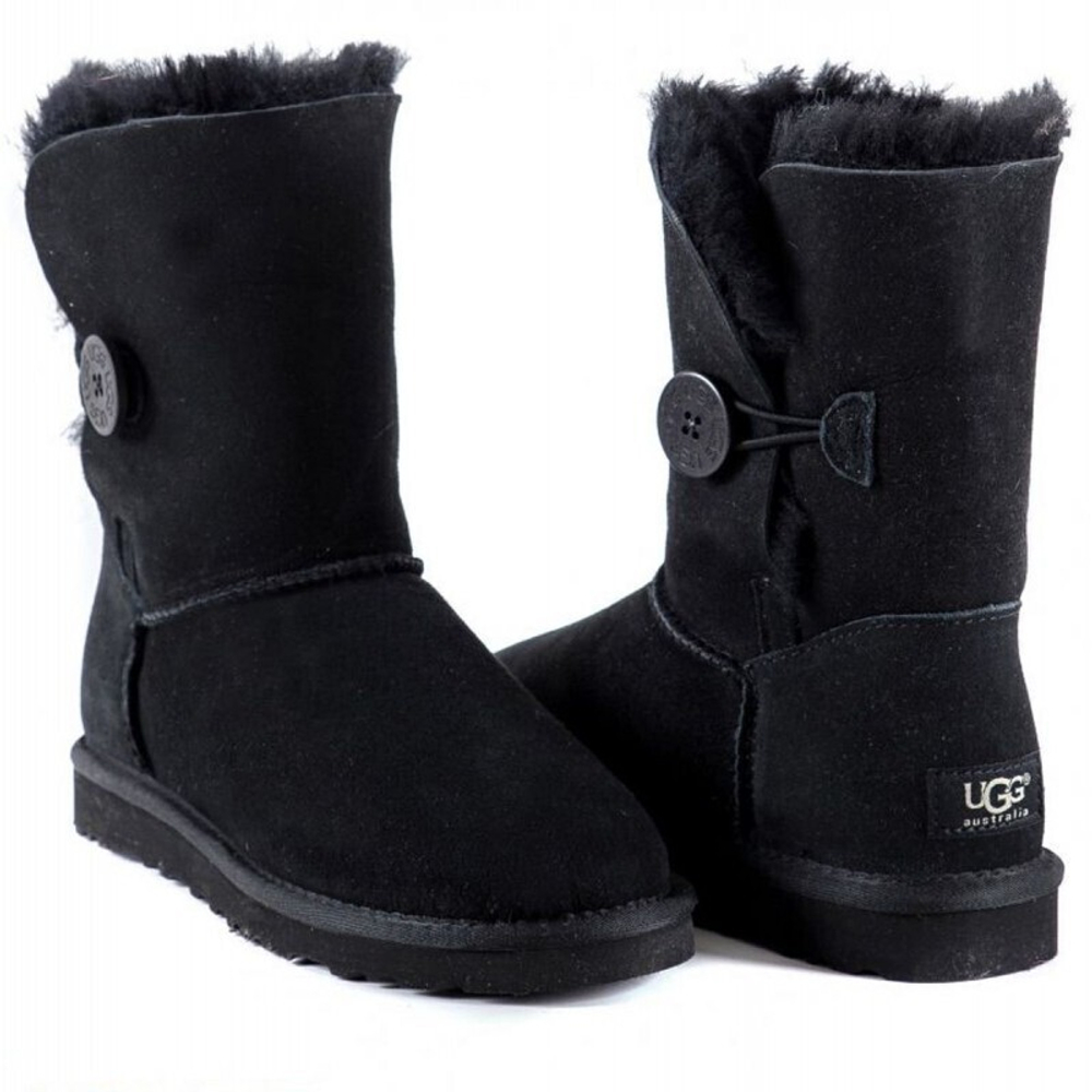 Угги Bailey Button Black