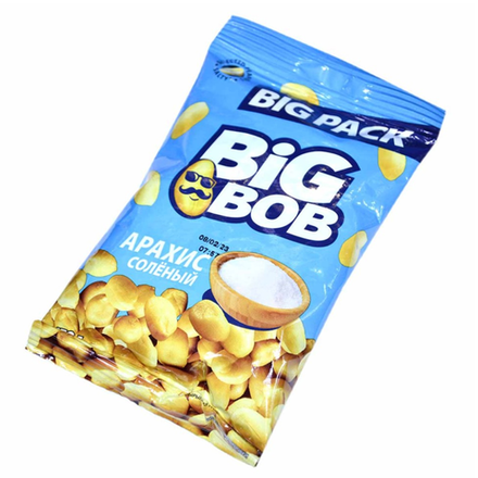 Арахис соленый  Big Bob 170 гр