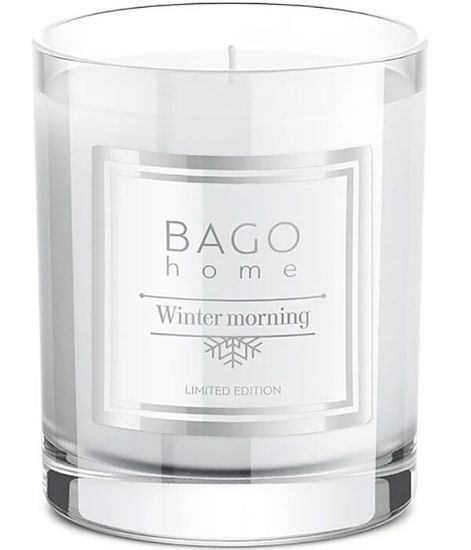 Морозное утро, ароматическая свеча, Bago home