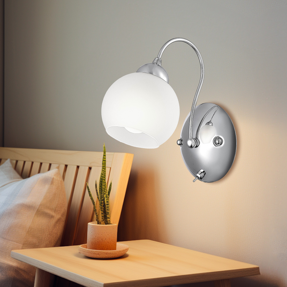 Citilux Лучиана CL147411 Бра с выключателем Хром