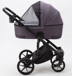 Детская коляска Adamex Marco 3 в 1 GA08 (Т. СЛИВ. ТК. + СЛИВ. КОЖ. ОТДЕЛКА)