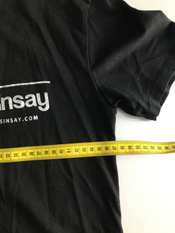 Футболка Sinsay темная, маркировка S, визуально 44 размер