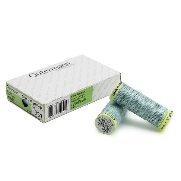 Нитки отделочные Gutermann Top Stitch 30 (30 метров), 5 кат. | 331 пыльно серо-бирюзовый