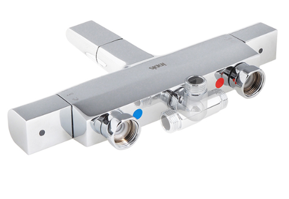 Смеситель для ванны с термостатом универсальный, Uniterm, IDDIS, UNISB02i74WA