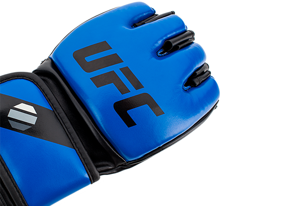 UFC Перчатки MMA для грэпплинга 5 унций синие S/M