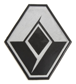 Коврик на панель BIG LOGO RENAULT 18*15см KING BIG LOGO