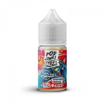 Жидкость PODONKI ALFA VAPE NEW Salt 2% ULTRA 30 ml - Ежевичный Лимонад