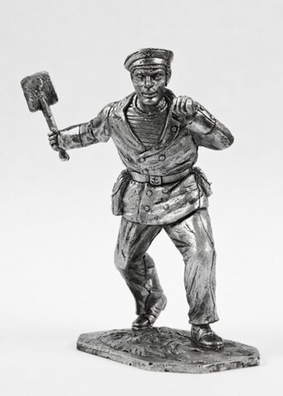 Оловянный солдатик Моряк с лопаткой