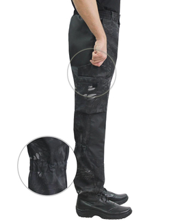 Костюм Горка-Demi тк.Polarfleece рип-стоп цв.Питон чёрный