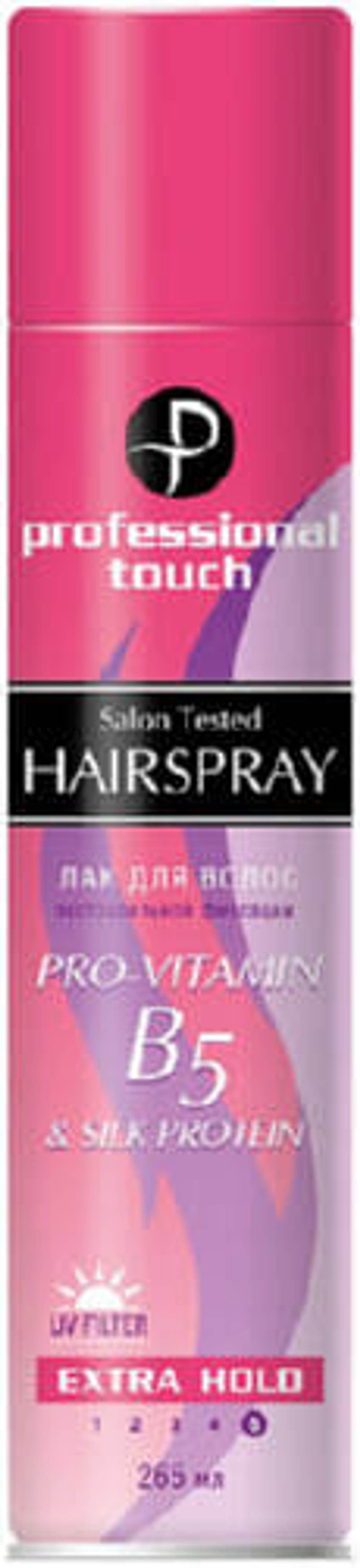Лак для волос 265мл Prof.Touch vit.B5 экстр.сил.фик 0148