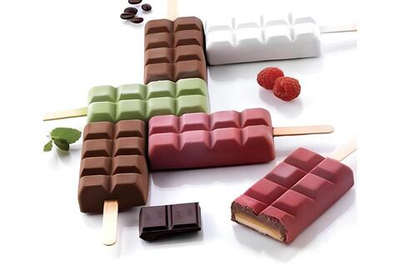 Форма силиконовая для мороженого GEL02 Choco Stick, Silikomart, Италия