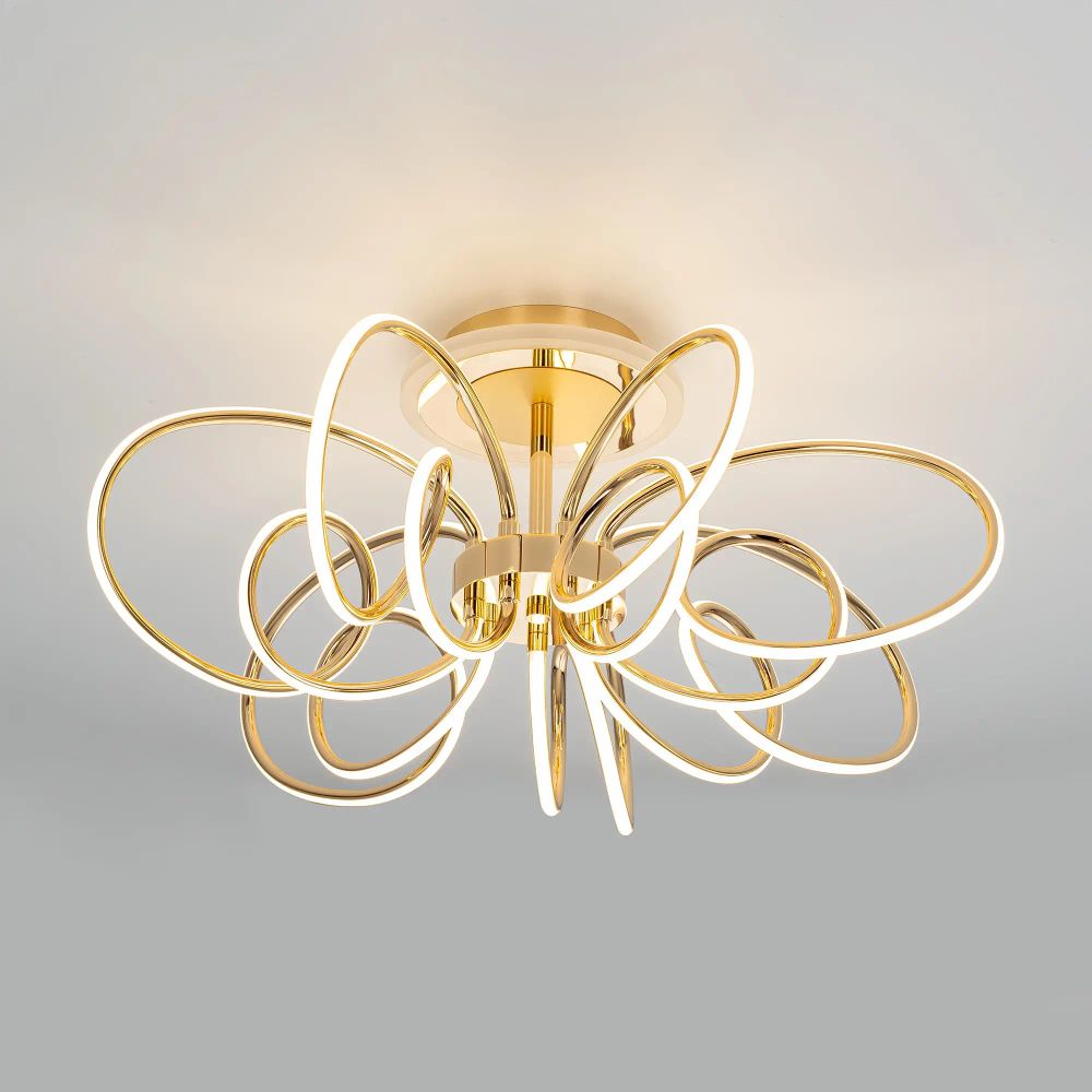 Citilux SALMA SMART CL224A172 RGB LED Умная люстра Золото