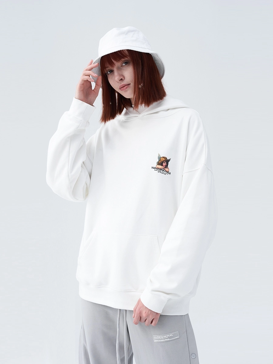 Худи HARSHandCRUEL "The New Century Angel Back Logo" Oversized Hoodie