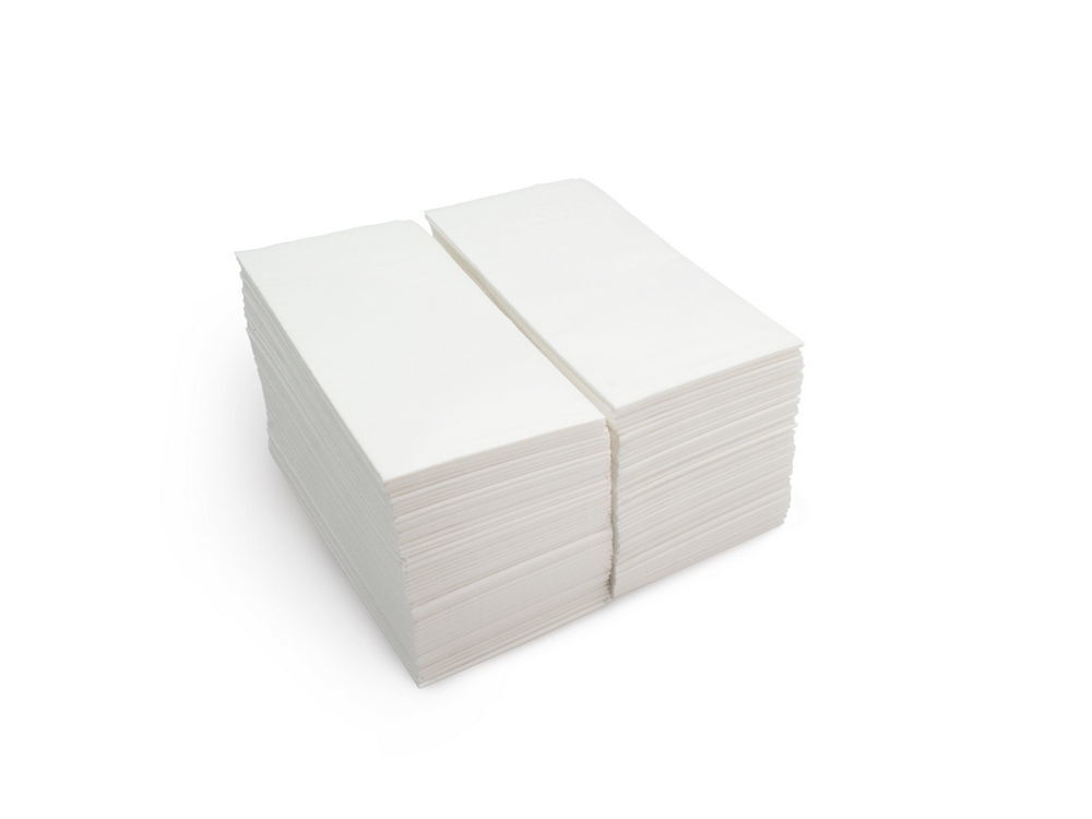 Салфетки 30х40см белые нарезные100шт/упак.