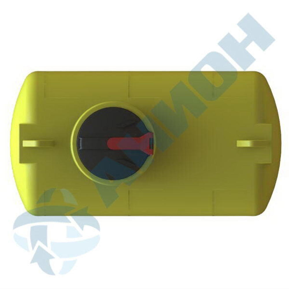 Емкость 1000л МН усиленная, с откидной крышкой с  клапаном Анион 1000 л. горизонтальная (1720x920x1080см;желтый) - арт.559544