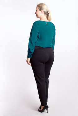 Брюки женские 2608АПА, чёрный #369Чёр022608АПА