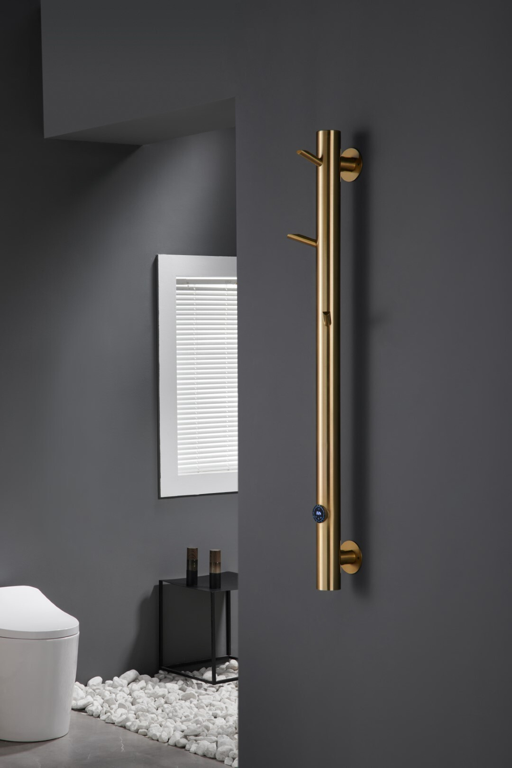 Boheme Полотенцесушитель электрический OAK MATT GOLD