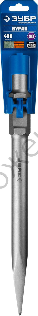 ЗУБР БУРАН HEX 30 Зубило пикообразное 400 мм