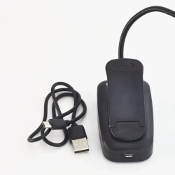 Лампа для чтения на прищепке, фонарик для чтения книги, светильник настольный для школьника