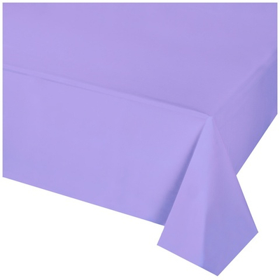 Скатерть полиэтиленовая в лавандовом цвете, 140×275 см