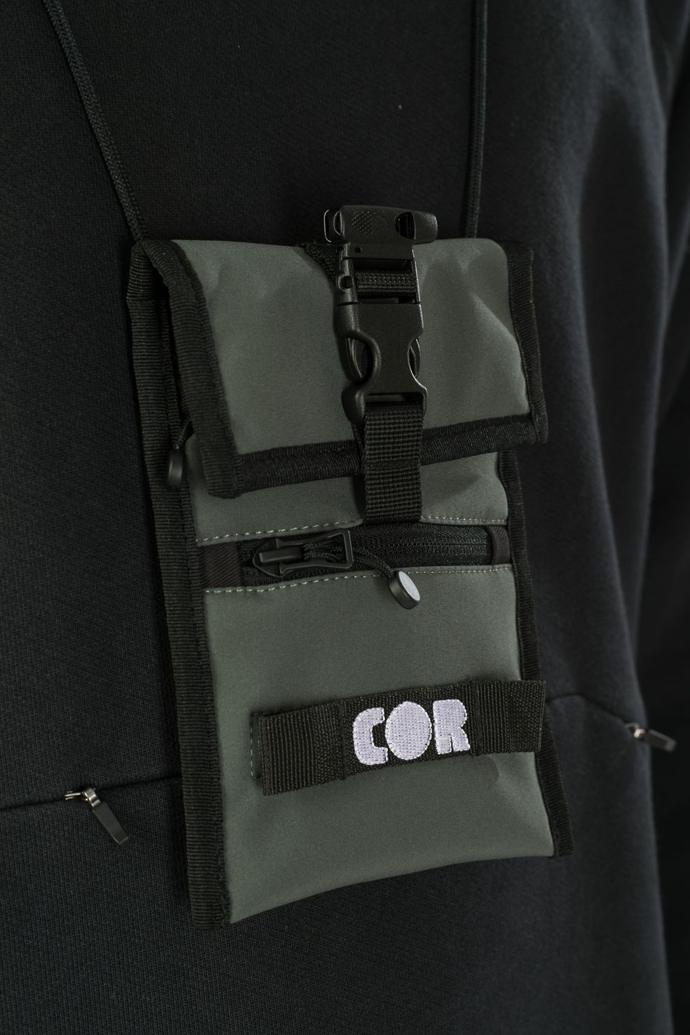 Кошелёк COR Wall Серый Темный