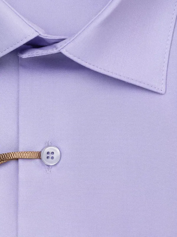 Рубашка приталенная SLIM FIT с коротким рукавом, лавандовая