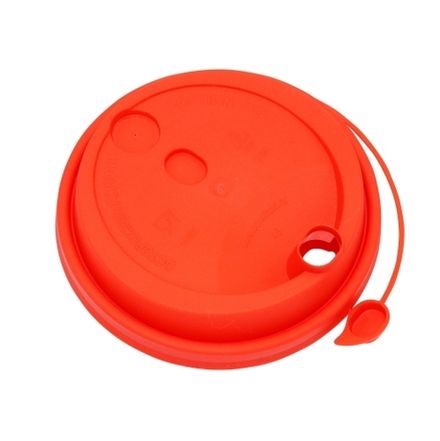 Крышки для стаканов 90мм TL90 Закрыв. носик Красные (50/1000шт)