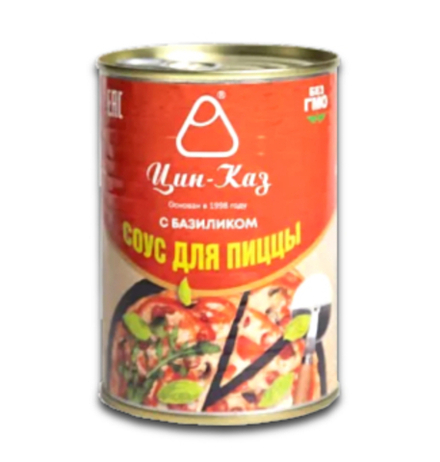 Соус для пиццы с базиликом 400г. Цин Каз