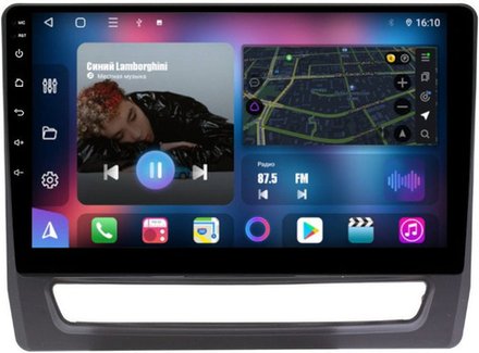 Магнитола для Mitsubishi ASX 2020+ (ШГУ 8", рамка тип 1) - FarCar 3019M монитор 10" QLED на Android 13, 8-ядер, CarPlay, 4G SIM-слот